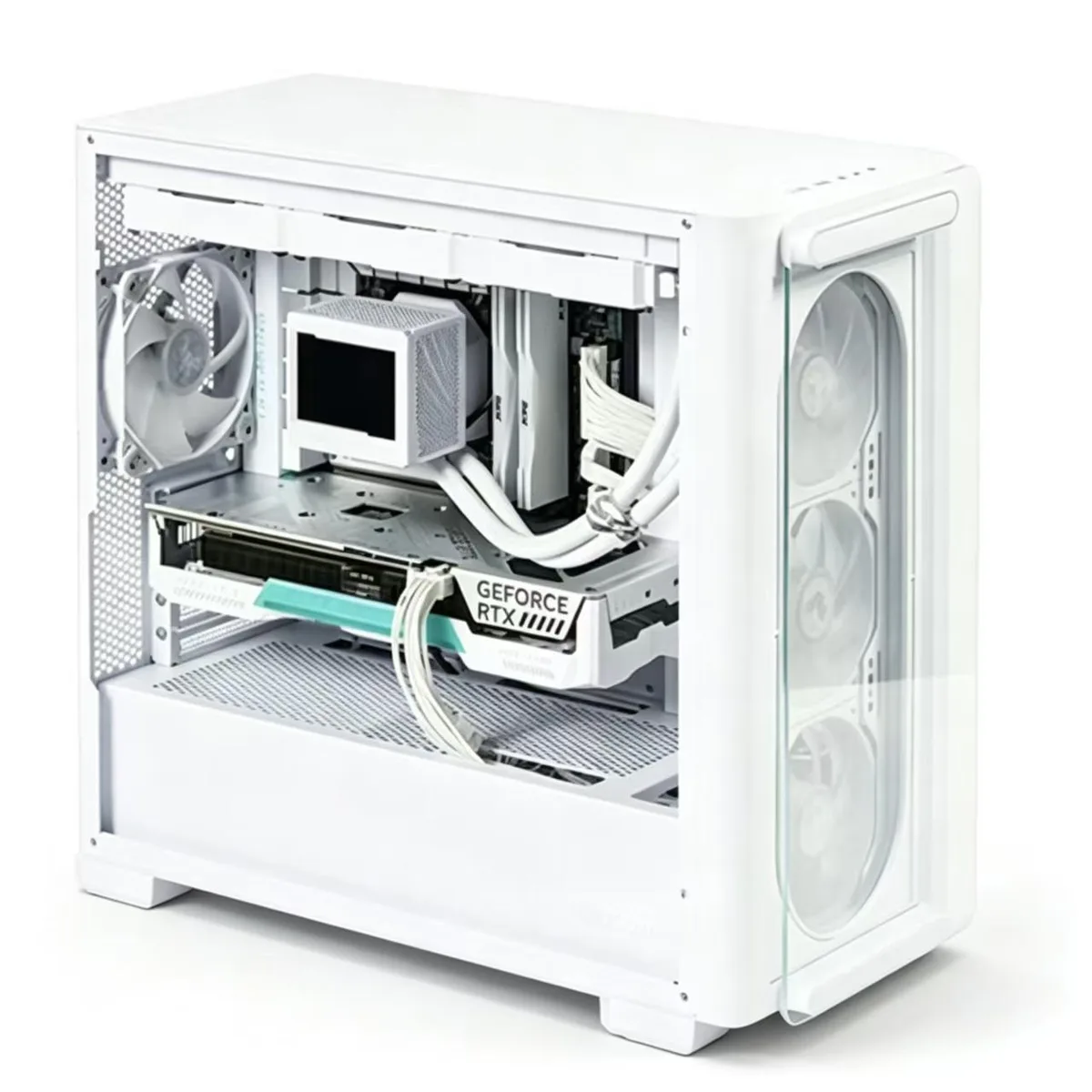 ASUS ASUS A23 Light &amp; Shadow White M-ATX PC case — product photo
