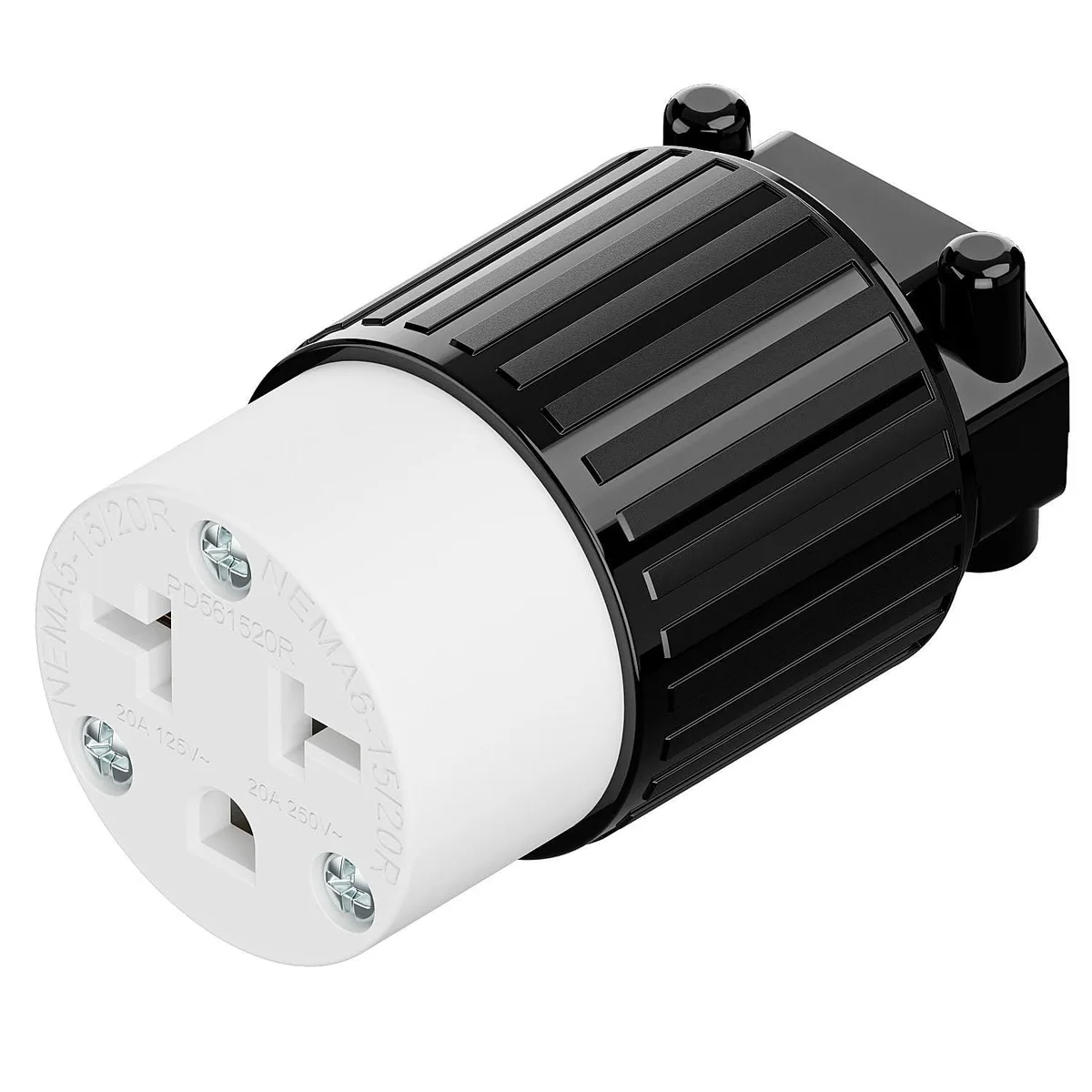 LORDWORLD LORDWORLD 4-in-1 NEMA 5-15R/5-20R/6-15R/6-20R Receptacle 15A/20A 125V/250V — product photo
