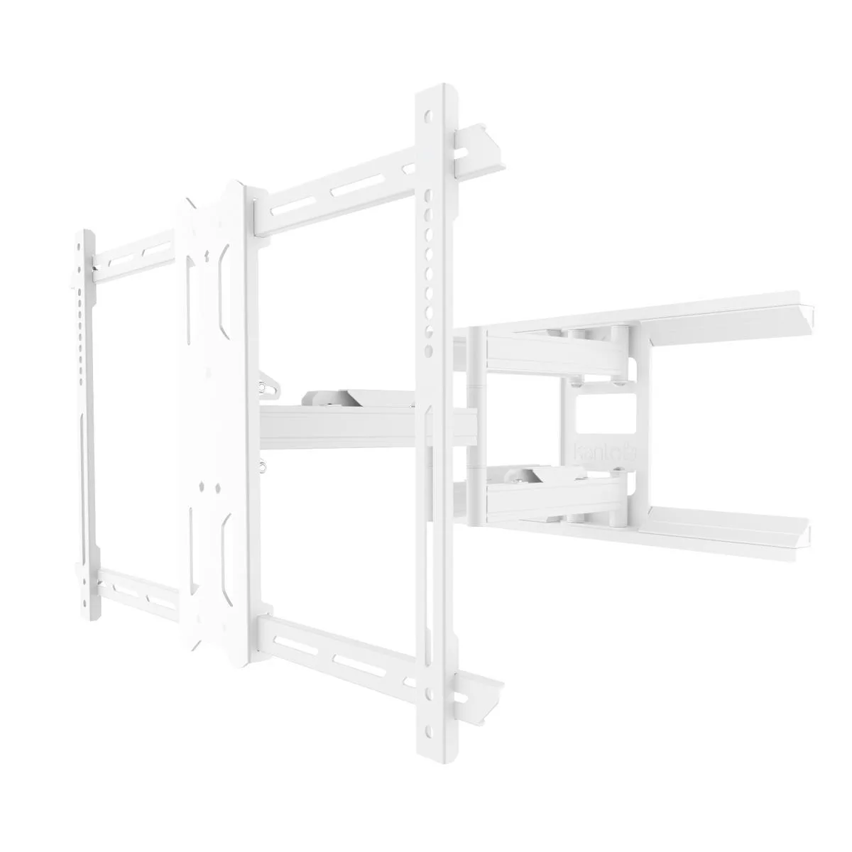 Kanto Kanto PDX650W Articulating TV Mount 37-75" White 600x400 VESA 125lb 21.8" Extend 80° Swivel — product photo