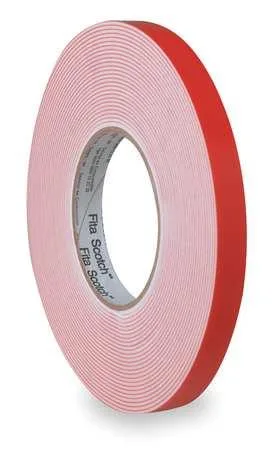 Roll of black double-sided VHB tape 3/4 inch wide 45 feet long conformable foam