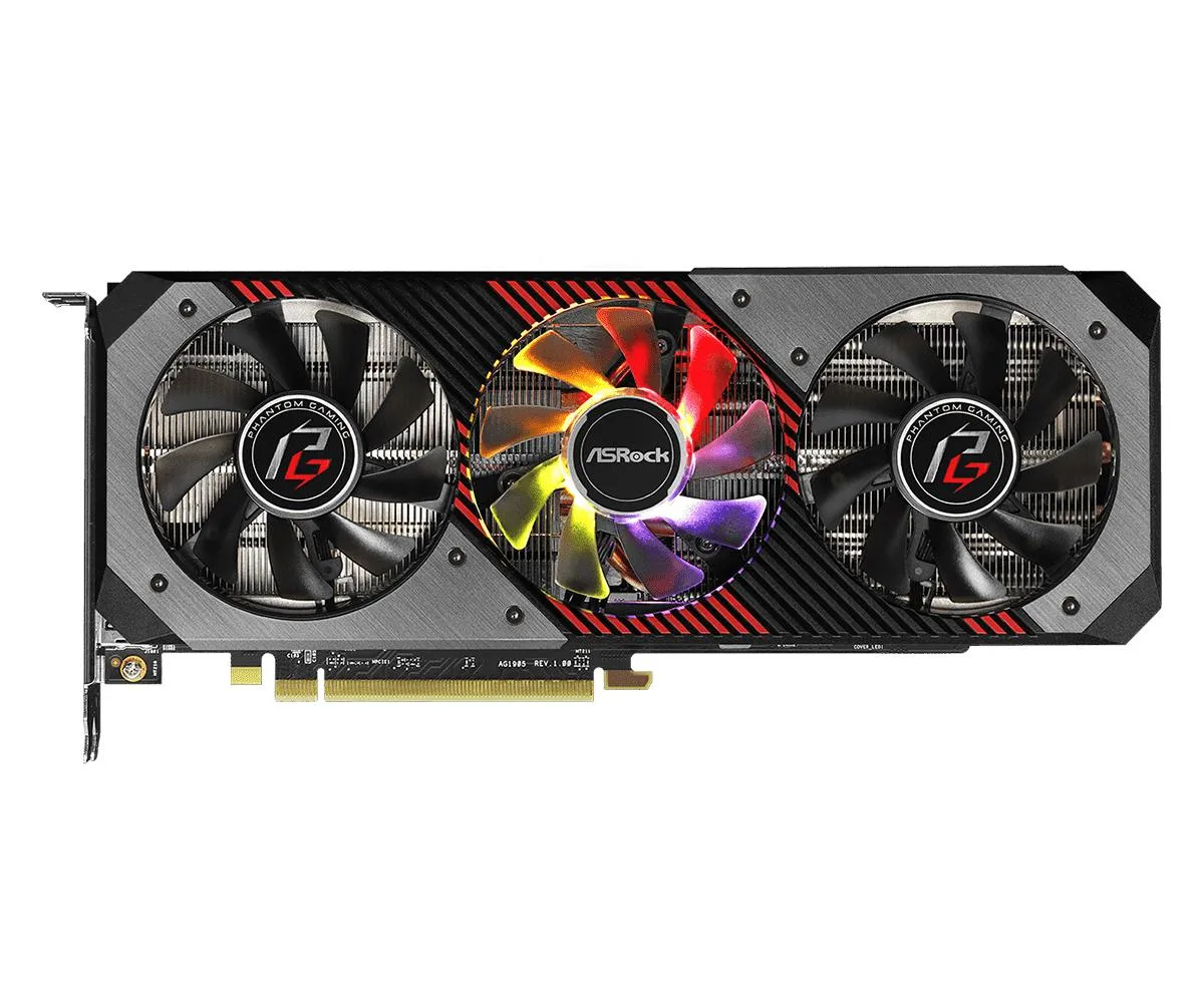 ASRock ASRock Radeon RX 5700 XT Phantom Gaming D 8GB graphics card — product photo