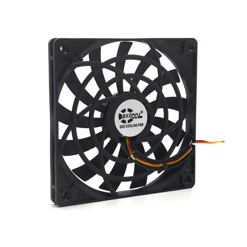 SXDOOL SXDOOL 12mm Ultra thin case fan 120x120x12mm 12V 3-Pin 1400RPM — product photo