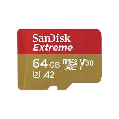 SanDisk SanDisk Extreme 64 GB microSDXC 170/80 MB/s U3 V30 A2 — product photo