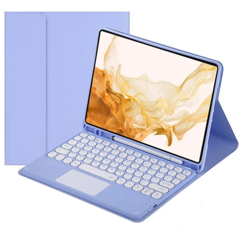 Timoom Timoom Touch Keyboard Case 12.4" Purple RGB Backlit Bluetooth 78 Keys — product photo