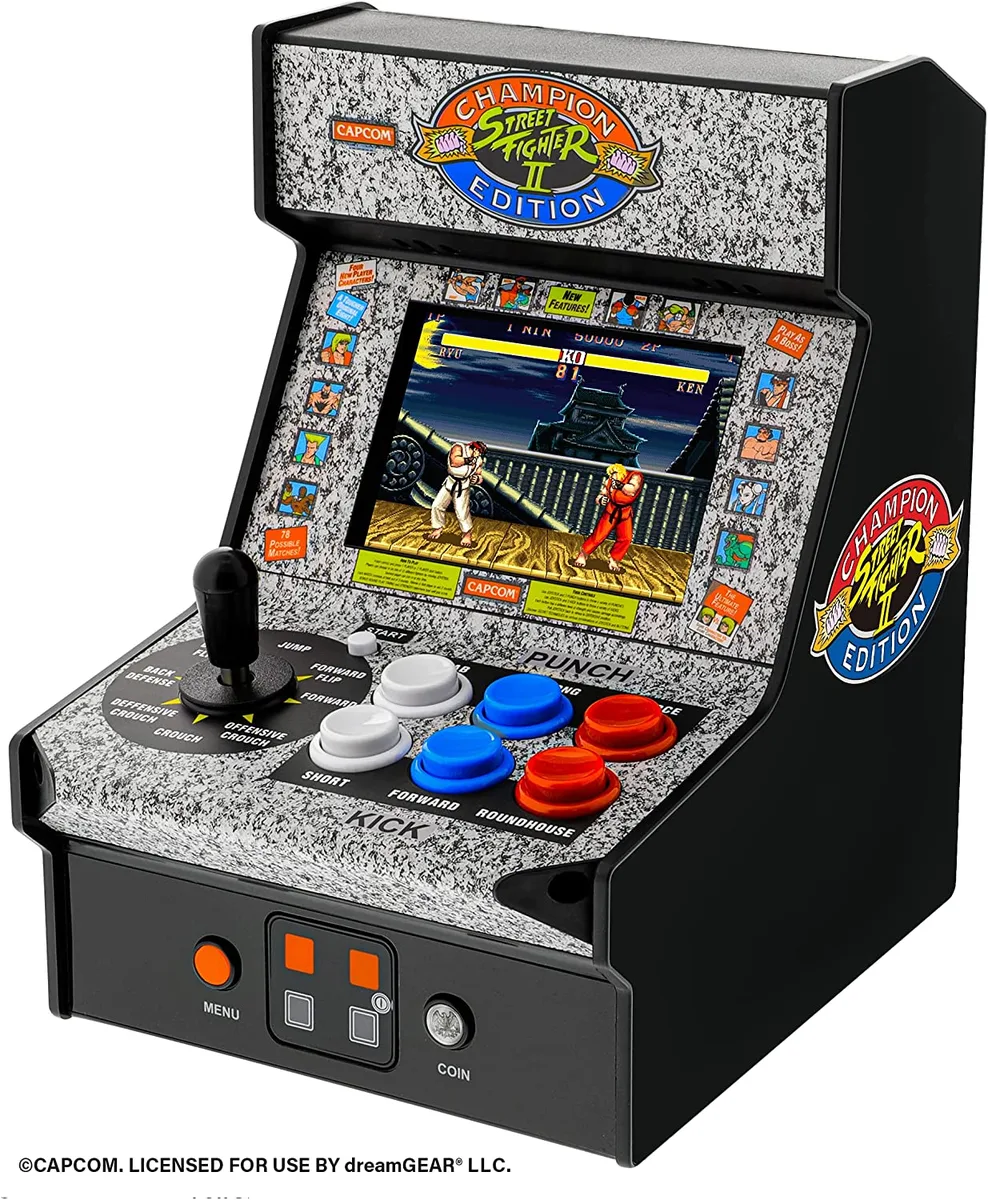 My Arcade My Arcade DGUNL-3283 Street Fighter II Champion Edition Micro Player 7.5 inch retro gaming — product photo