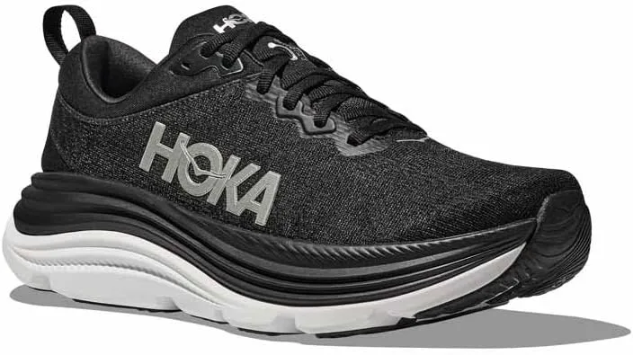 HOKA HOKA Gaviota 5 Running Shoe Black/White Size 9.5 — product photo