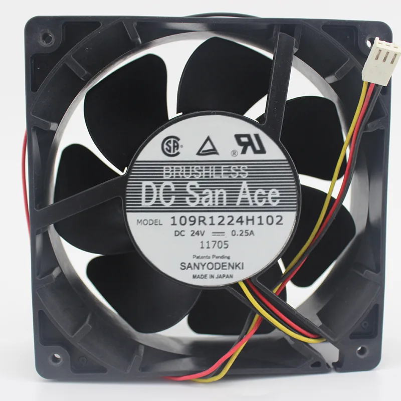 Fans Fans 109R1224H102 120mm 24V 0.25A case fan — product photo