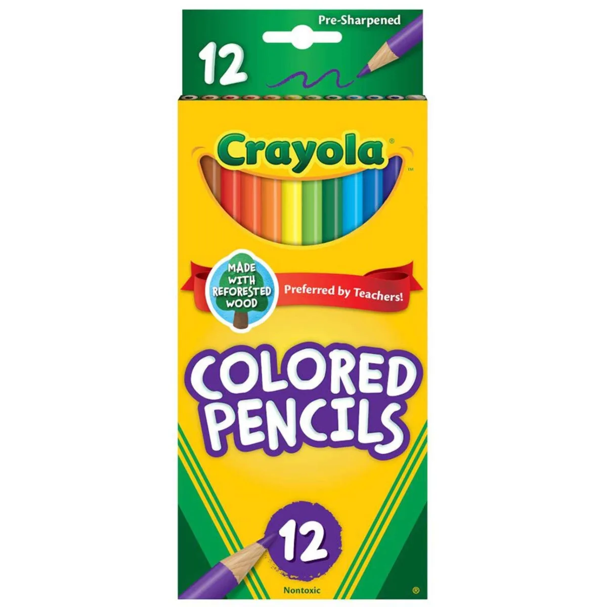 Crayola Crayola SP-52125965648190 Colored Pencils 12 Count illustration — product photo