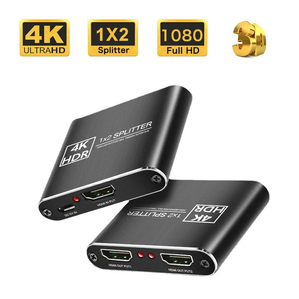 AUBEAMTO AUBEAMTO 1x2 HDMI Splitter 4K 30Hz Video Splitter — product photo
