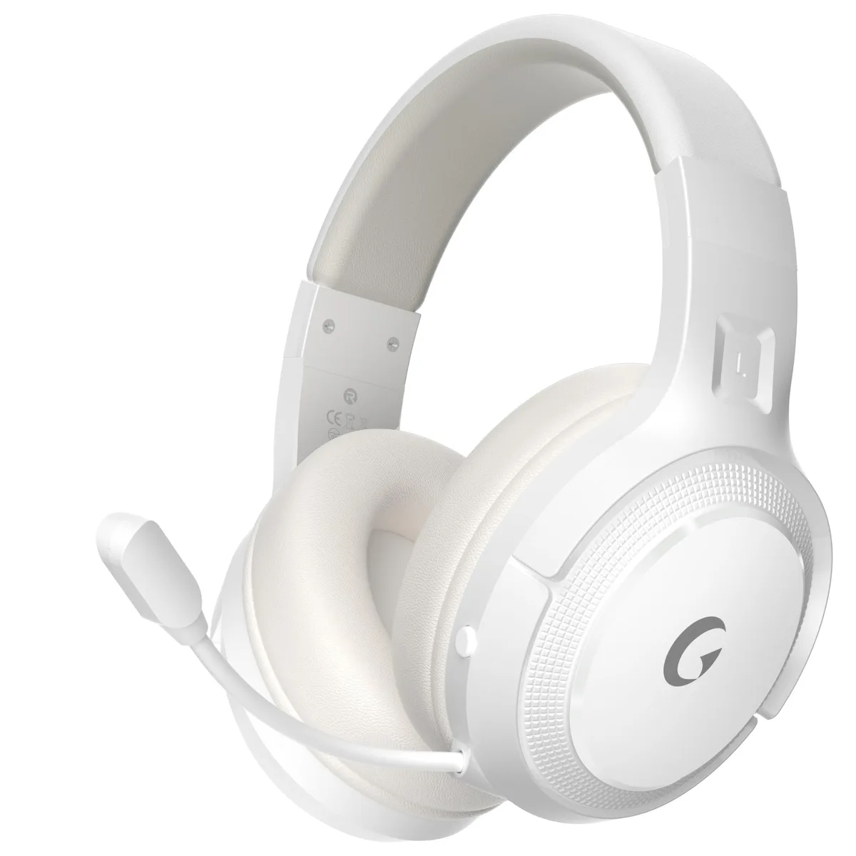  AOC Captain 02 Captain 400 Wireless Gaming Headset White 2.4GHz Bluetooth 5.3 53mm Drivers 50hr Battery — product photo