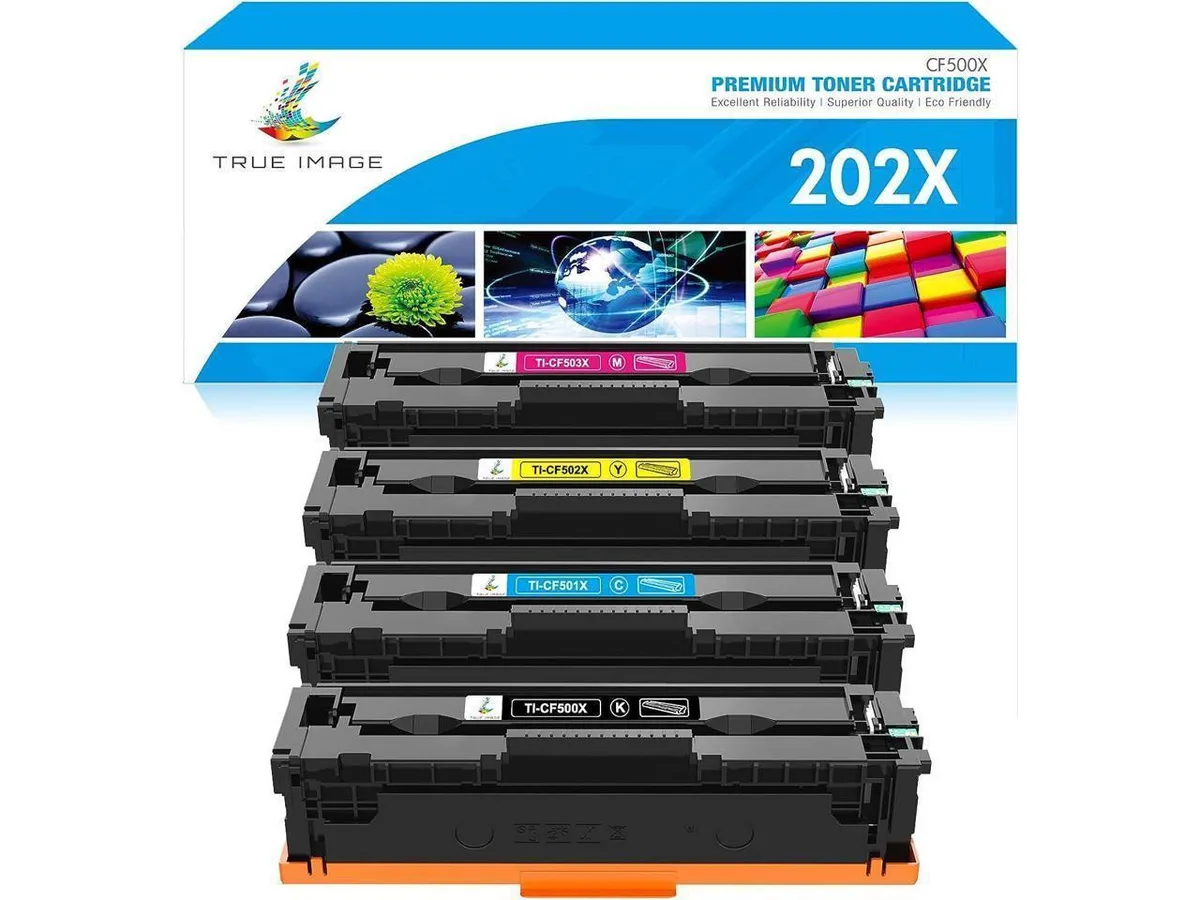 V4ink V4ink 202X CF500X CF501X CF502X CF503X toner cartridge 4-pack — product photo