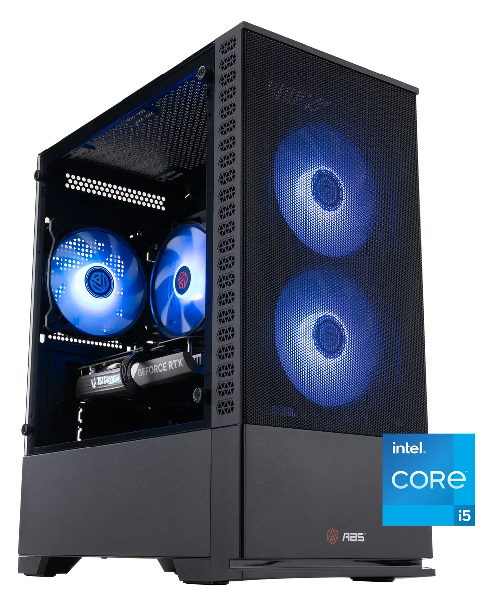 ABS ABS CA12400F40602 gaming PC refurbished i5-12400F RTX 4060 32GB DDR4 1TB — product photo