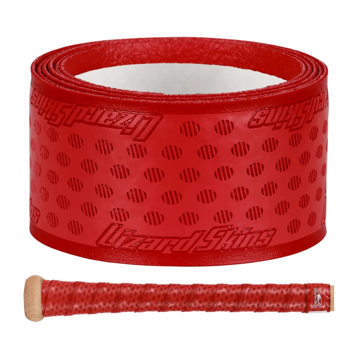 Crimson red 1.1 mm bat grip tape roll 39 inches long