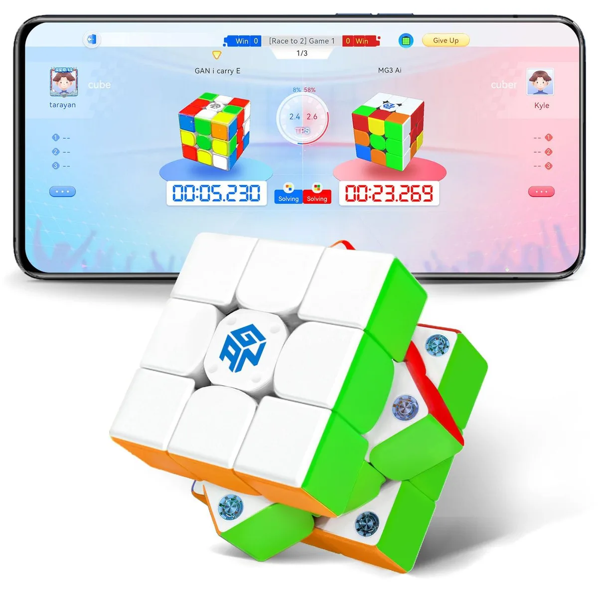  GAN GAN3x3 356 i Carry E Smart Cube 5.6 cm — product photo