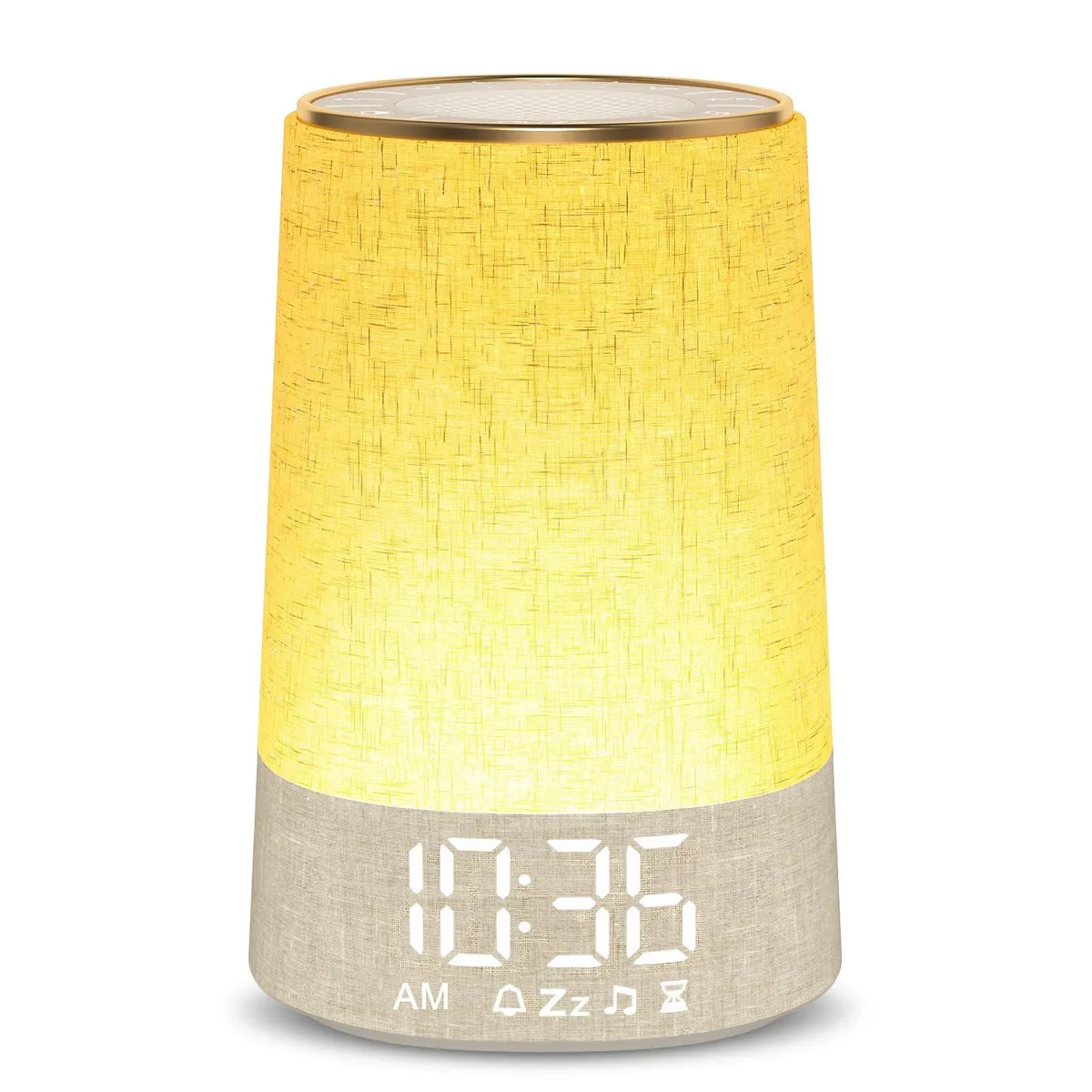  Sunrise Alarm Clock Khaki 30 Sounds 10.0x3.81x15.0in — product photo