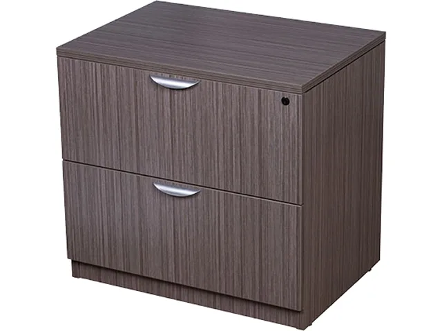BOSS Office Products BOSS Office Products N112-DW 2-Drawer Lateral File Driftwood 29x31x22 office furniture — product photo