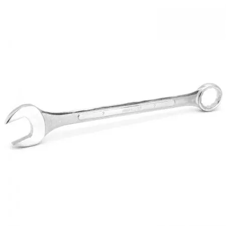 OEMTOOLS 22112 2 inch jumbo combination wrench, chrome finish, 12 point box end, 15 degree offset