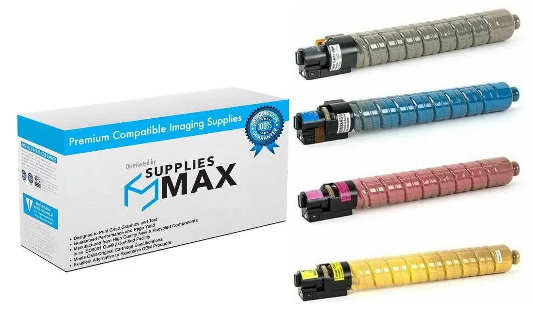 SuppliesMax SuppliesMax 480-038MP toner cartridge combo pack (BK/C/M/Y) — product photo