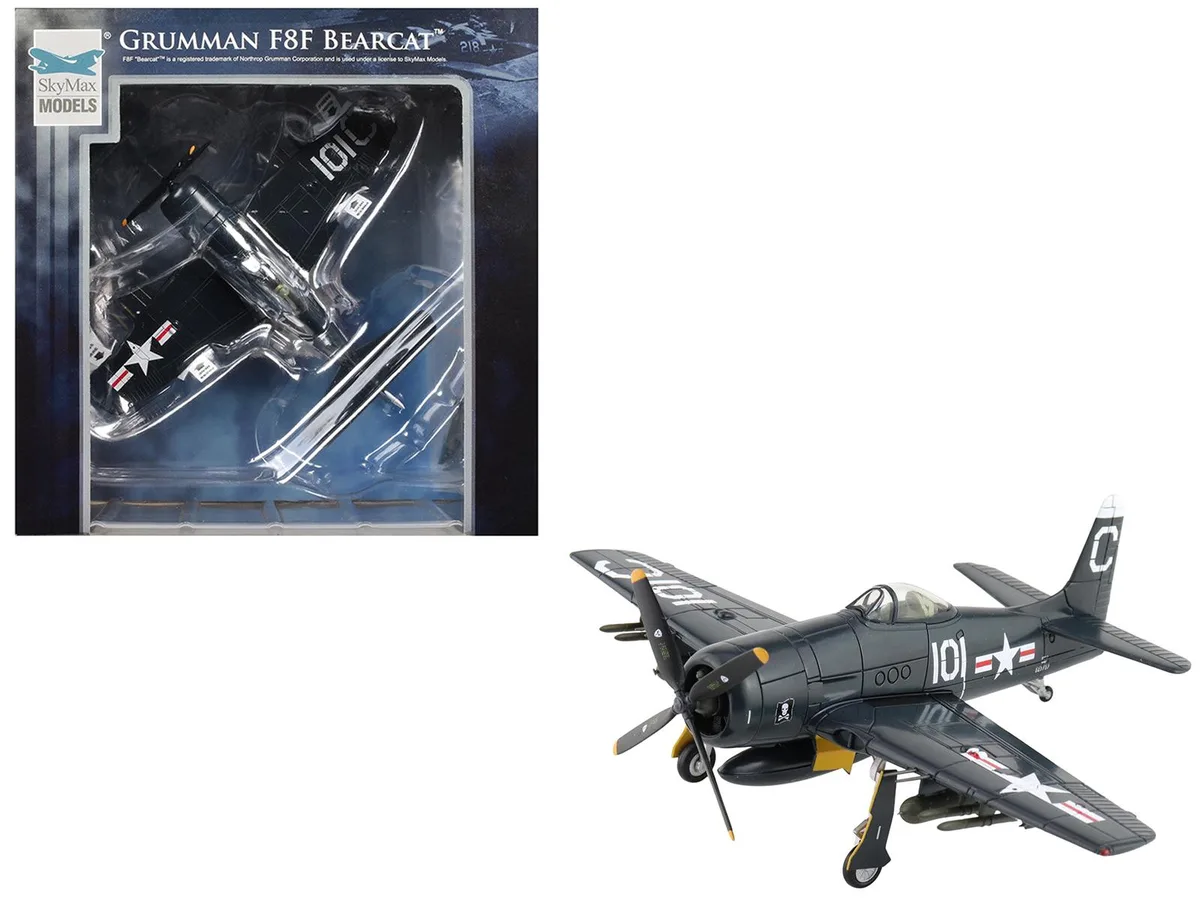 Hobby Master Hobby Master Grumman F8F-2 Bearcat VF-61 Jolly Rogers 121717 1/72 Diecast Model — product photo
