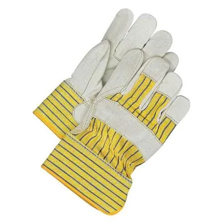 BDG BDG 40-1-281ECU-X3L leather gloves, cowhide, safety cuff, wing thumb, full finger — product photo