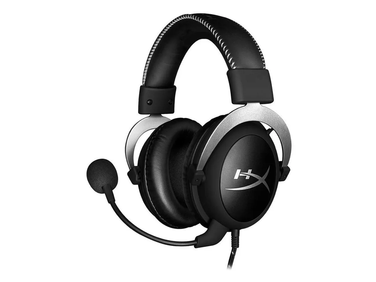 HP HP HyperX Cloud Silver Storm 7.1 RGB USB 53mm 3.5mm Gaming Headset — product photo