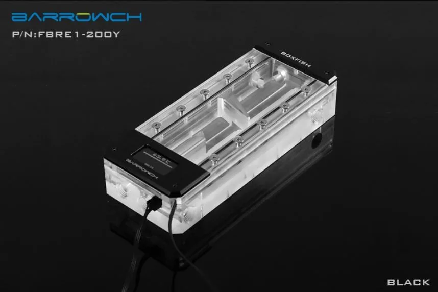 Barrowch Barrowch 200mm Boxfish Acrylic Reservoir with OLED & D-RGB — product photo