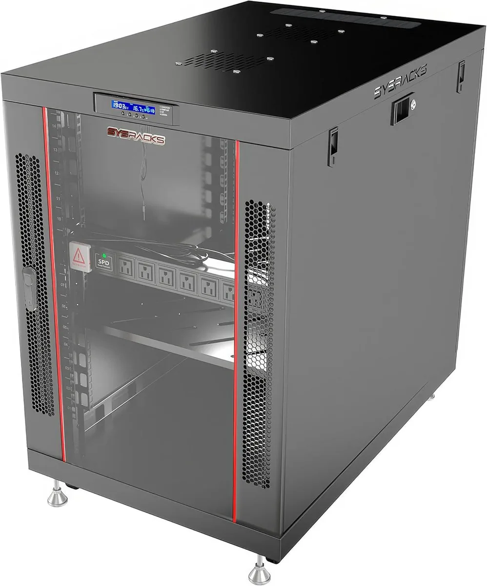 TAURKENAM TAURKENAM 15U Server Rack Cabinet 35 Inch Deep Premium Series — product photo