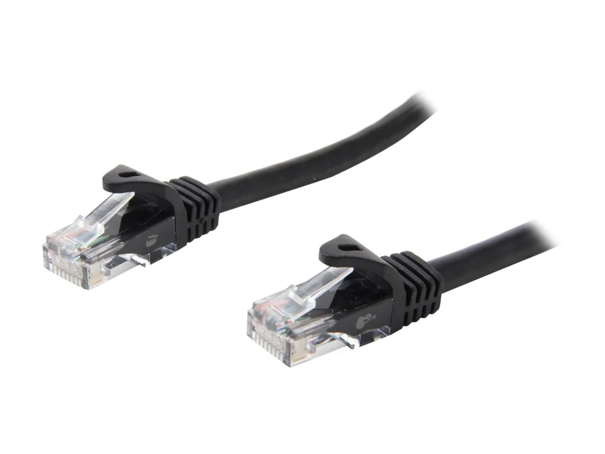 sakose sakose C6EB-1K Cat 6 1 ft Black 550 MHz 2-pack — product photo