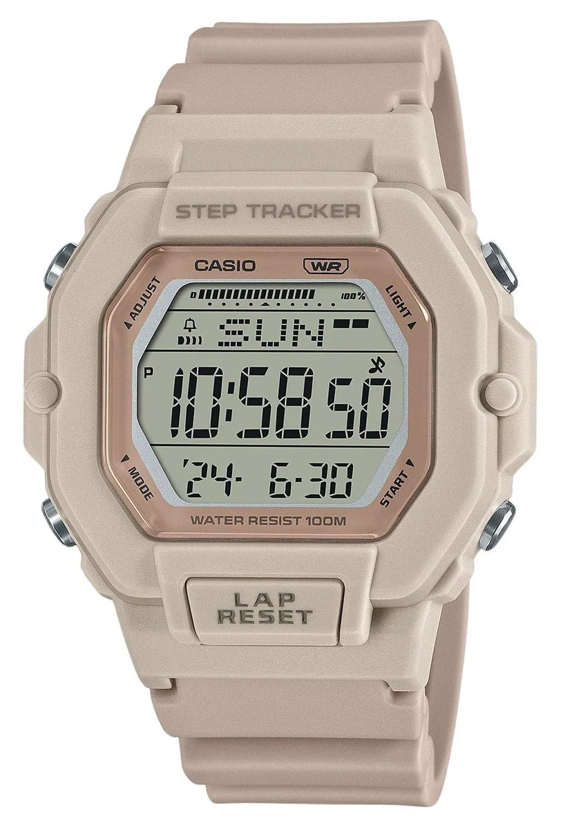CASIO CASIO LWS-2200H-4 Digital Step Tracker Watch Beige 100m 37.60mm — product photo