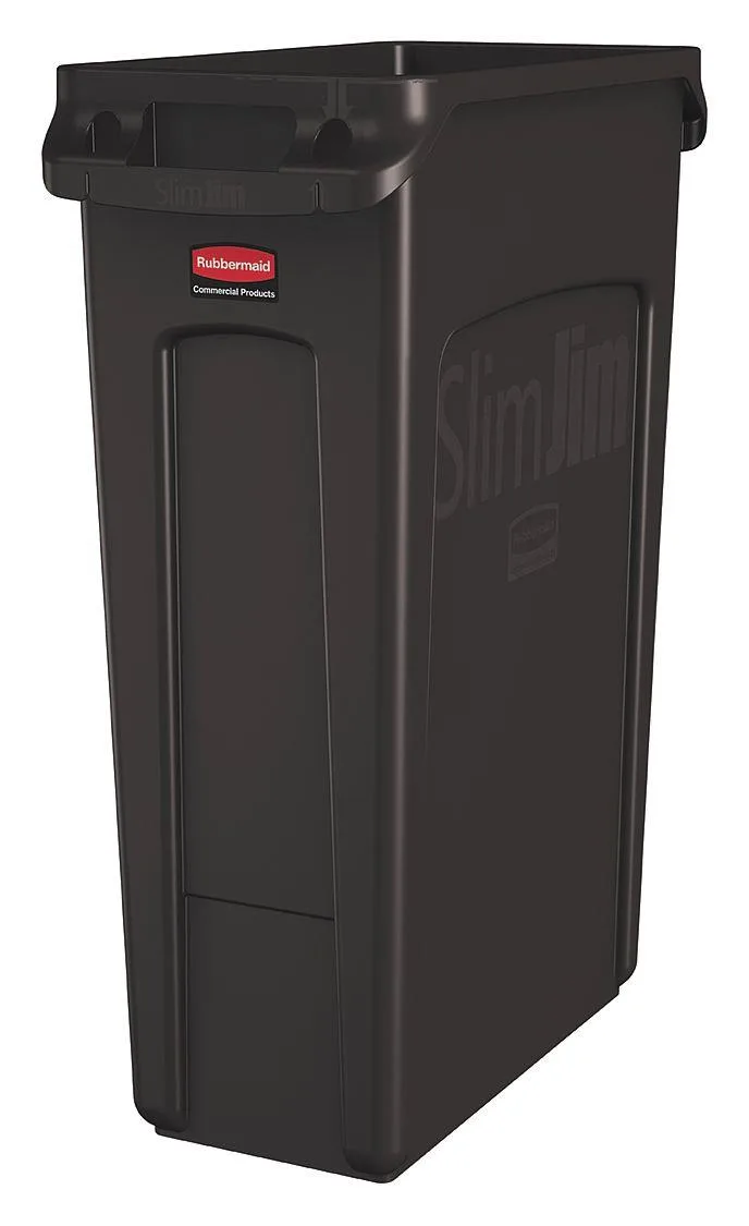 Rubbermaid Rubbermaid 1956187 23 gal Rectangular Trash Can Brown 11 in Dia — product photo