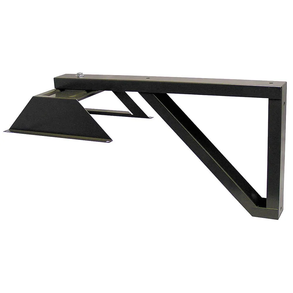 Statuary bronze steel mounting bracket with hardware