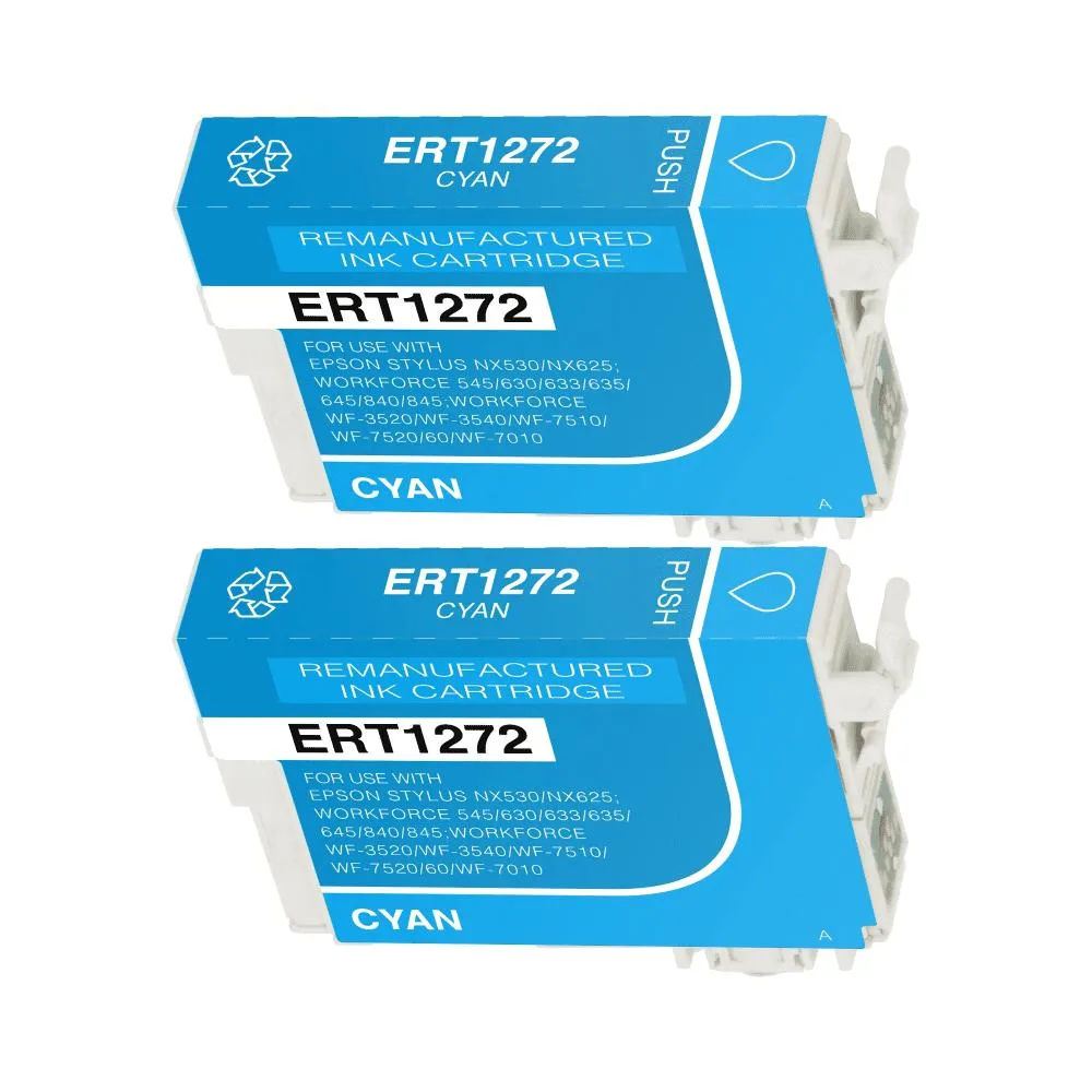 Ninestar Technology Ninestar Technology 127 Cyan Ink Cartridge 2 Pack High Yield — product photo