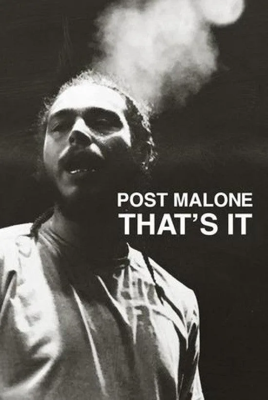 Post Malone That's It poster print 22 x 34 inches on premium heavy stock paper