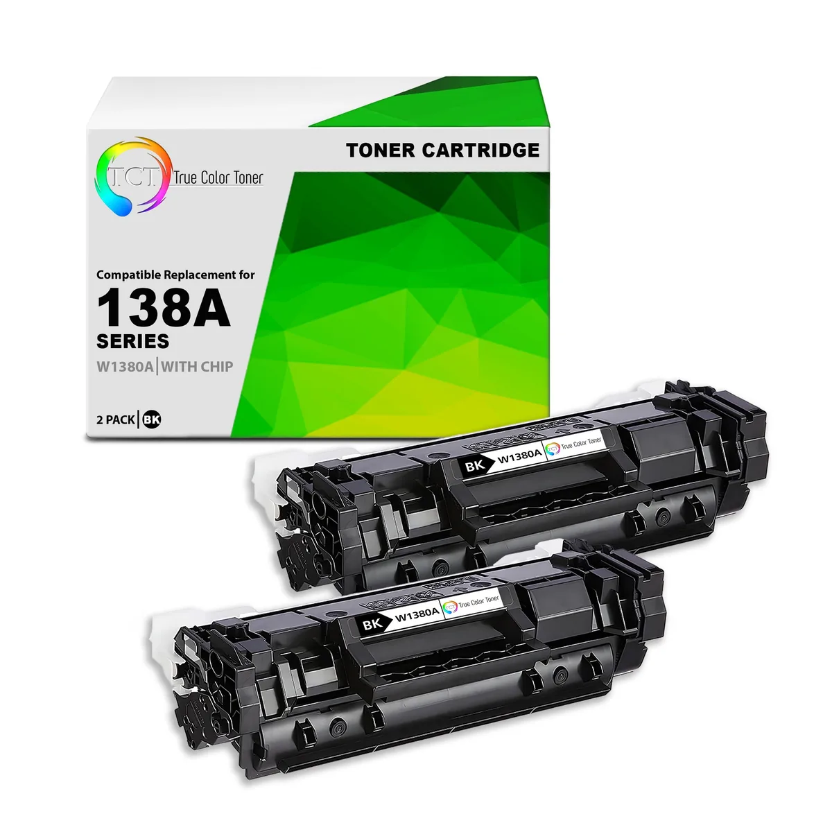 TCT TCT 138A Toner Cartridge 2 Pack Black 1500 Pages — product photo