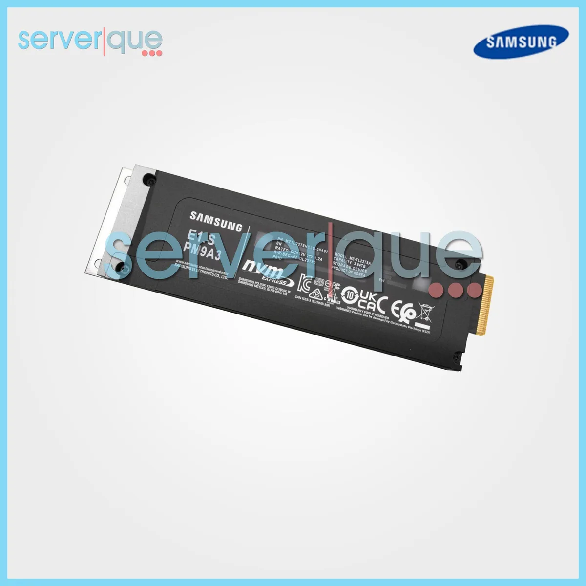 SAMSUNG SAMSUNG MZ-TL23T8A PM9A3 3.84TB E1.S PCIe Gen 4x4 internal SSD — product photo