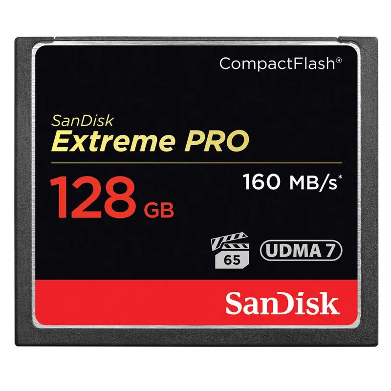 SanDisk SanDisk Extreme Pro CFXPS-128G-X46 128GB CompactFlash memory card — product photo