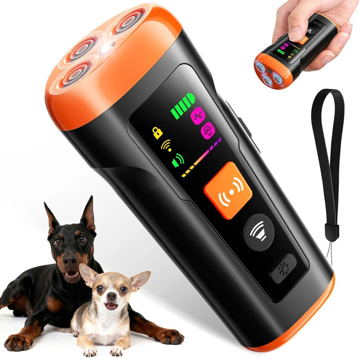 DNBeffulgent DNBeffulgent XP32 Ultrasonic Bark Deterrent 50FT 3X Transmitters — product photo