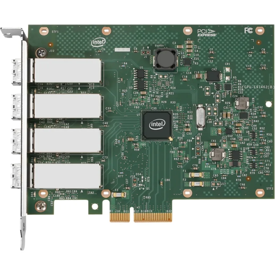 Intel Intel E1G44HF I340-F4 quad-port 1000Mbps PCIe 2.0 network card — product photo
