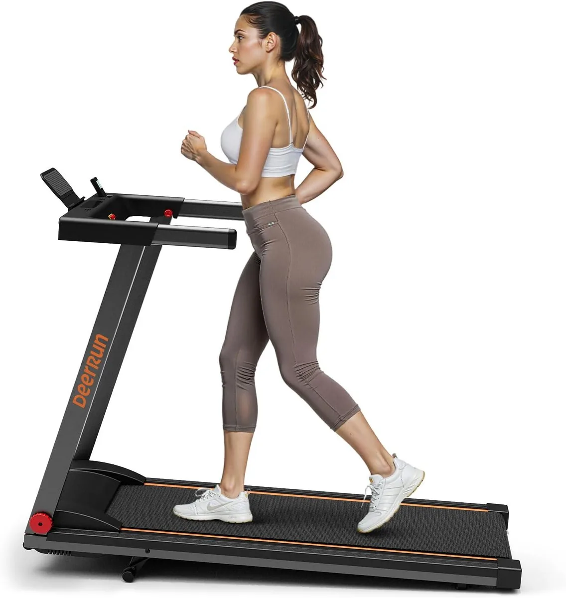TAURKENAM TAURKENAM Foldable Treadmill 3.0 HP 300 lb 5% Incline .67.5 MPH Home Gym — product photo