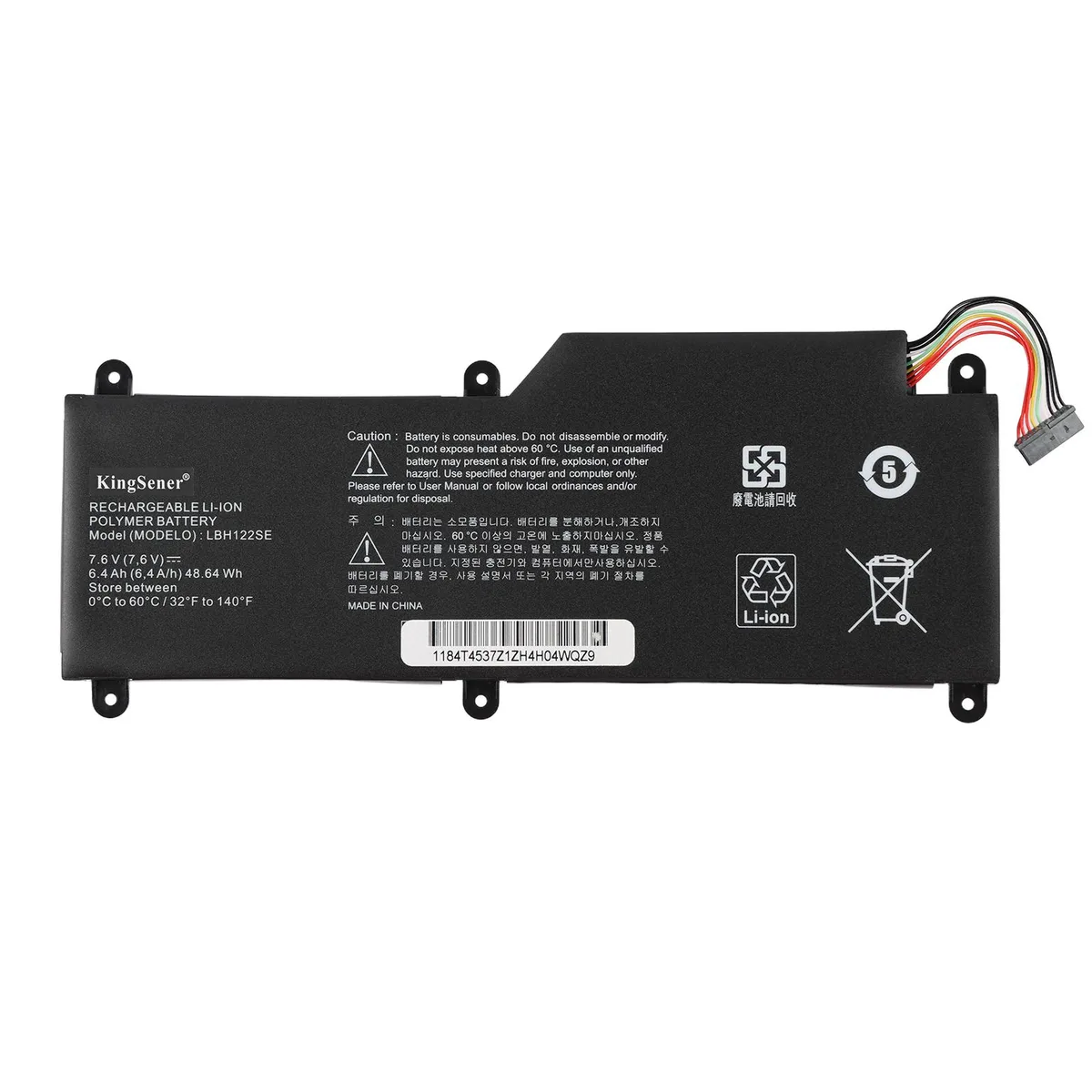 KingSener KingSener LBH122SE 7.68V 6400mAh 48.64Wh laptop battery — product photo