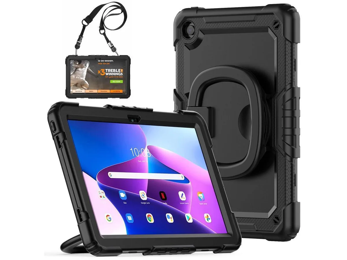 BONAEVER BONAEVER TB-125F 10.6 inch 3rd Gen screen protector drop-proof pen laptop case — product photo