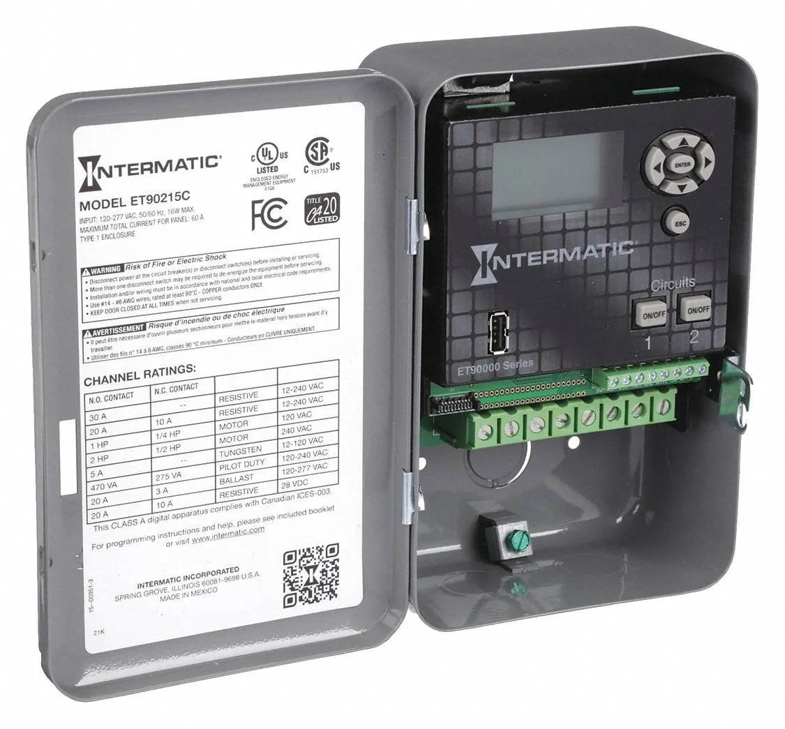 Intermatic Intermatic ET90215C Astronomic Timer Gray Metal — product photo