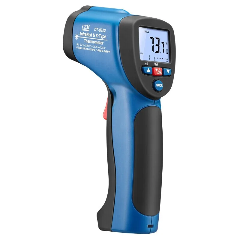 CEM CEM DT-8832 Infrared Thermometer K-Type 20 Memory — product photo