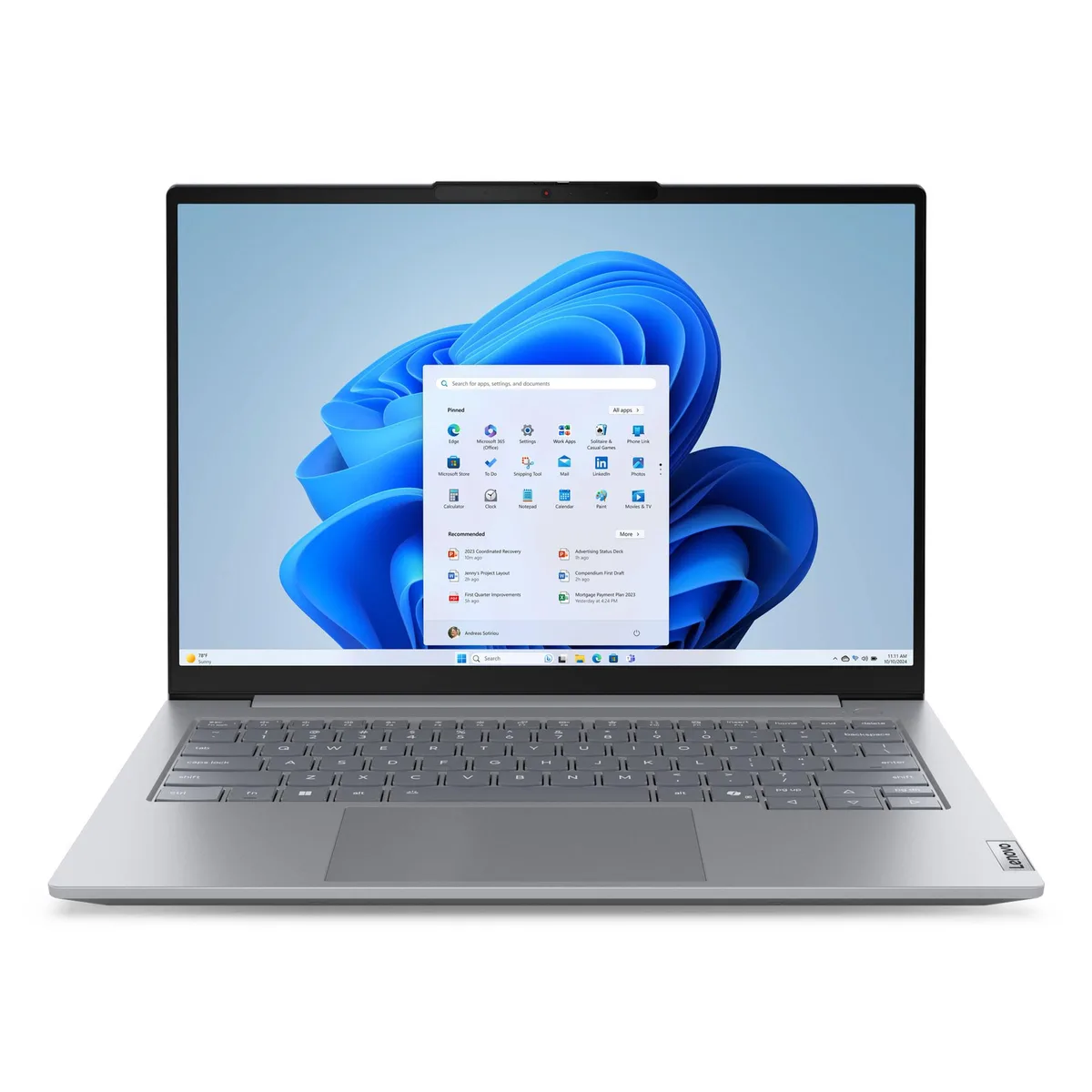 Lenovo Lenovo ThinkBook 14 Gen 8 Intel Core Ultra 5 225U 16GB 512GB laptop — product photo