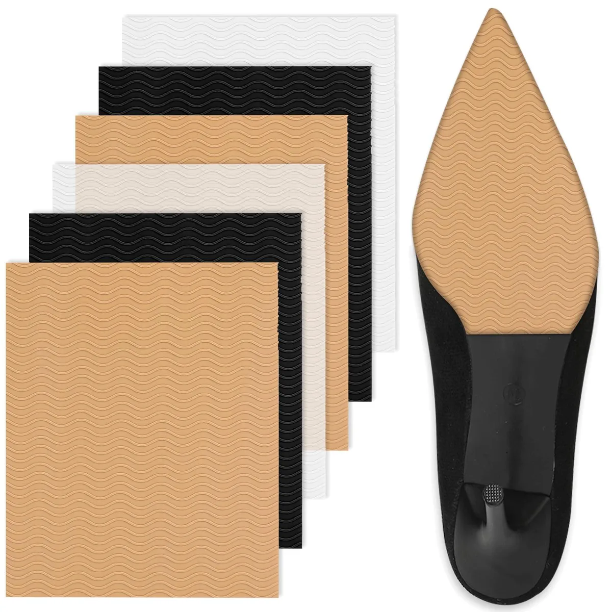 Lonfliness 6 Pack Shoe Sole Protector 15 x 10cm — product photo