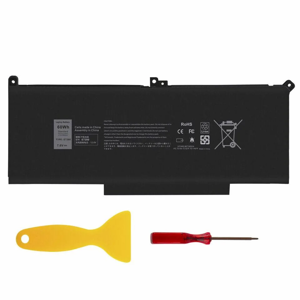 DELL DELL Latitude 13 7000 7380 7390 P28S 60Wh laptop battery — product photo