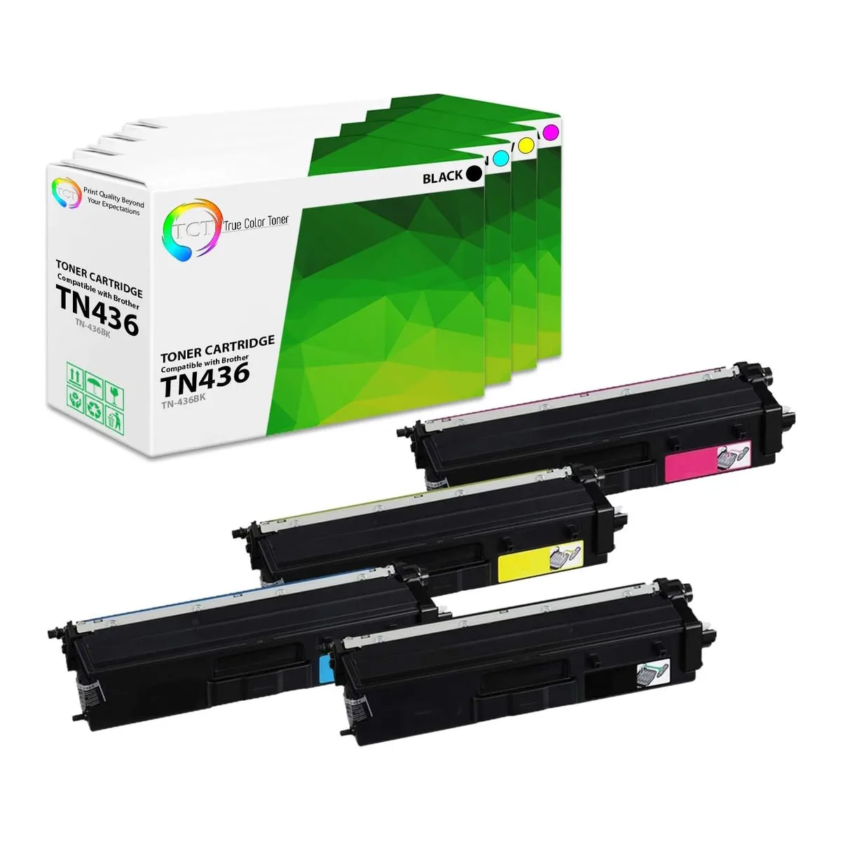 True Color Toner True Color Toner TN-436 4-Pack High Yield 6500 Pages — product photo