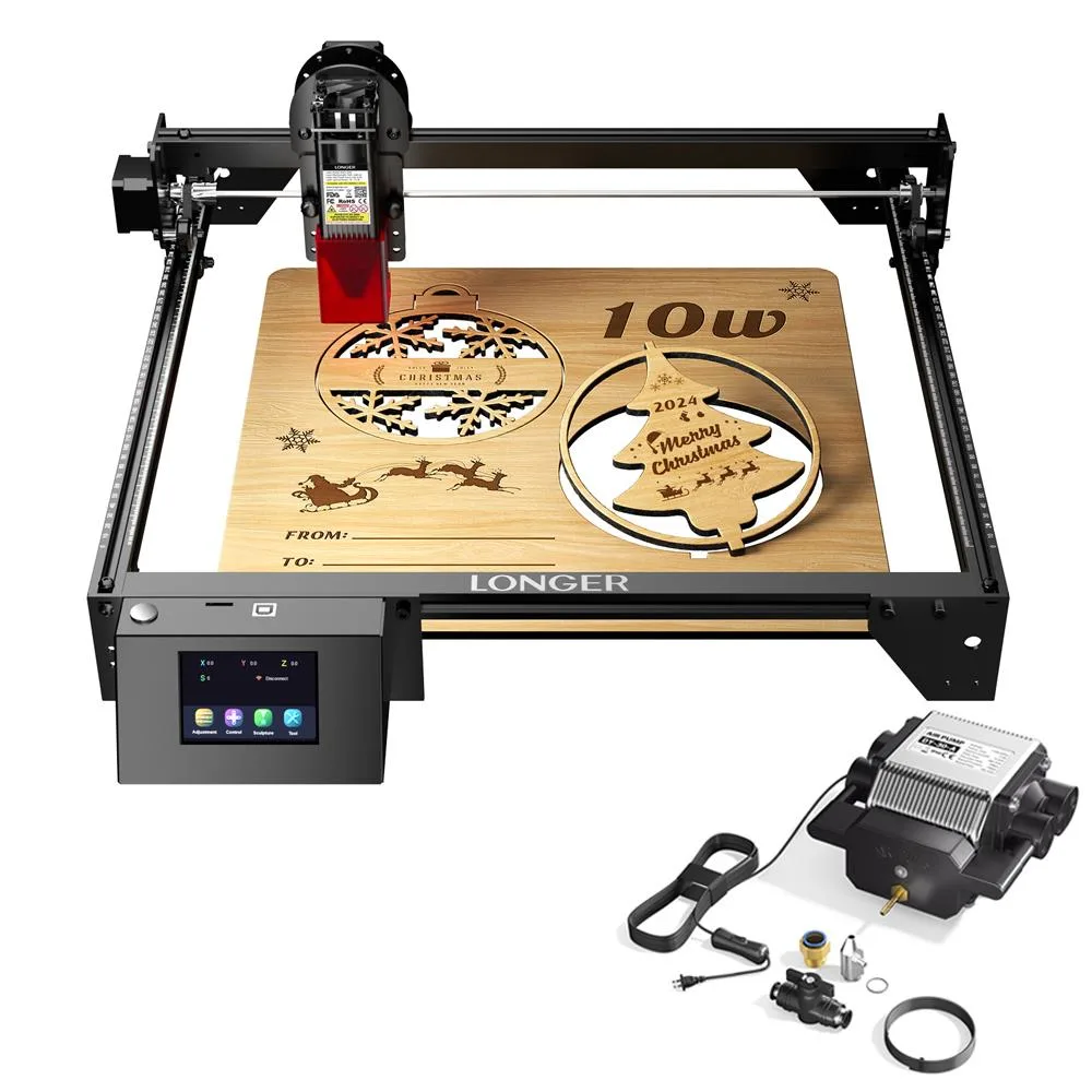 LONGER LONGER RAY5 10W Laser Engraver with Air Assist — product photo
