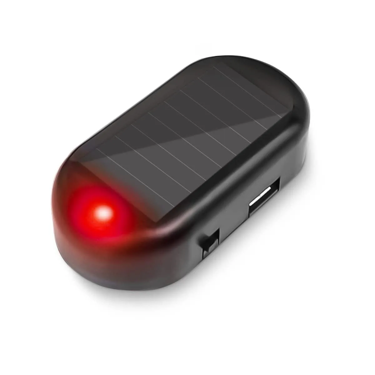  VIPER Solar Dummy Alarm with USB Charger Port (Red) — product photo