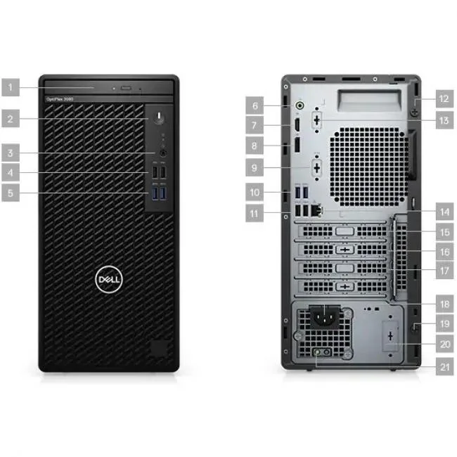 DELL DELL HHR5W OptiPlex 3080 MT i5-1010500 desktop PC — product photo